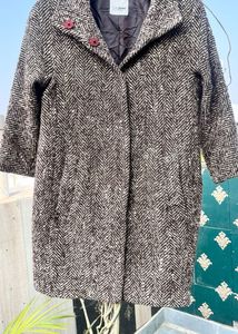 Elegant Tweed Overcoat