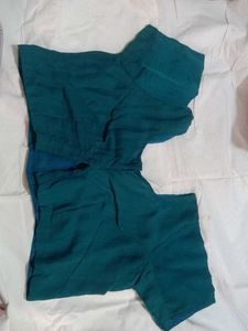 Teal Ethnic Blouse