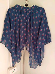 Brand New Floral Blue Skirt