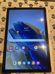 Pink Samsung Tablet A8 with protective cov