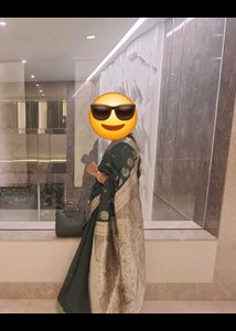 pure banarasi silk Green with rich Pallu