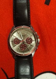 Casio Enticer chronograph metal watch
