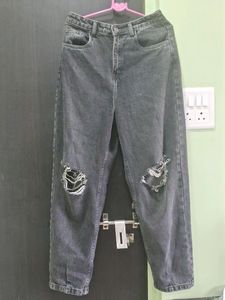 A classic mom jeans