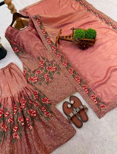 Elegant Embroidered Kurta Set with Dupatta