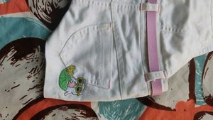 Adorable Baby Girls Denim Overalls Set