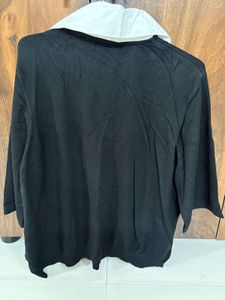 Black Collared Top