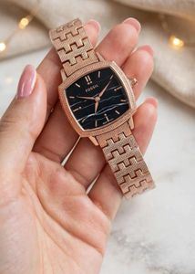 Elegant Fossil Watch - Two-Tone Design