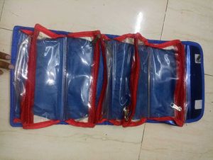 Blue Sports Balls Clutch Bag