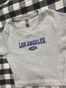 crop los angles tee