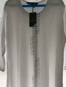 KASTHURI White Tunic Top