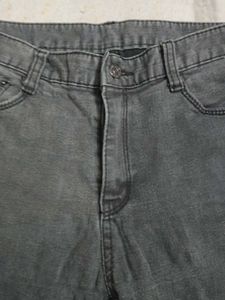 Women's Charcoal Grey Flare Jeans