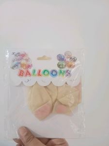 5pcs Inflatable Rose gold Confetti Balloon