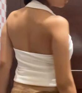 Chic White Halter Neck Top