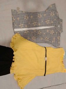 Cute Yellow Dress with Jacket