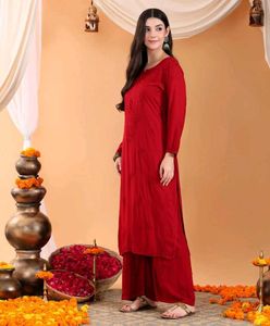Maryam Chikankari Rayon Co-ord Set