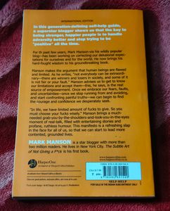 New- The Subtle Art Of Not Giving A F*** Novel