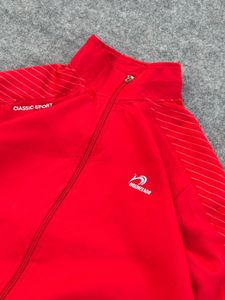 Classic Sport Red Track Jacket