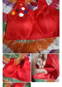 bord neck pad blouse