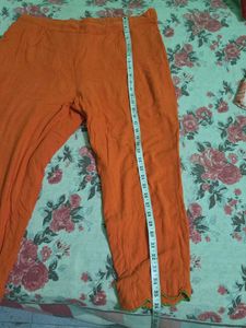 Bright Orange Ethnic Pants