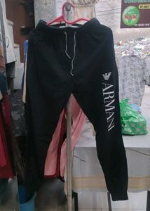Armani Black Joggers