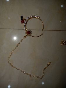 Earings With Nose Pin