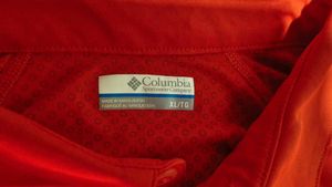 Columbia men's orange polo shirt
