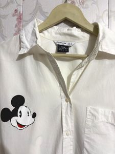 Stradivarius x Disney: Mickey Mouse Oversized Whit