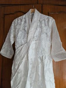 New snowhite wrap- style maxi dress