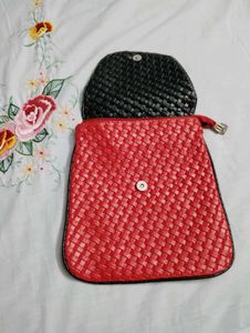 Chic Woven Clutch Bag