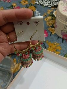 Boho Jhumka Earrings