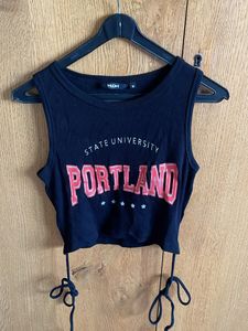 Vintage Portland State Crop Top