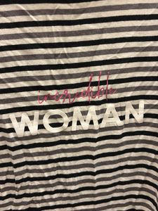 Incredible Woman Striped T-Shirt
