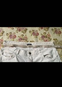 Vintage White Denim Jeans