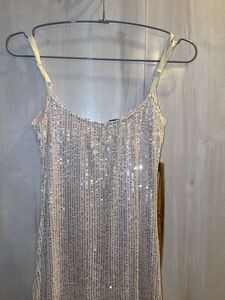 Sparkly Sequin Slip Dress