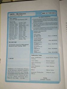 Mathematics Textbook Class 12 NCERT