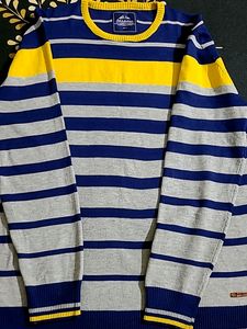 Stylish Branded Men's Navy Blue N Gray Sweatshirt
