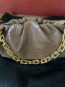 Chain Handle Clutch Bag