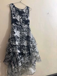 Chic Black &amp; White Floral Dress