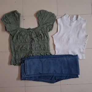 Chic Top & Jeans Combo