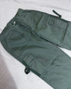 Olive Green Cargo Pants