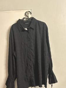 Elegant Black Textured Shirt