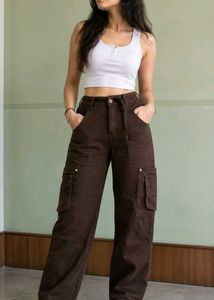 Brown Cargo Pants