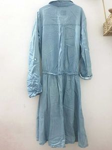 Blue Denim Shirt Dress