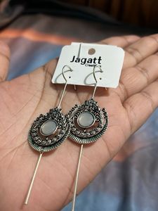 Jagatt Creations Oxidized Earrings