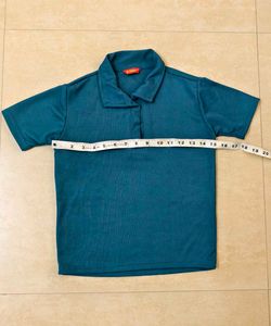 Women's Blue Polo T-Shirt