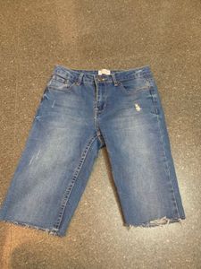 Women's Denim knee length Shorts