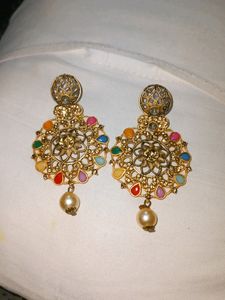 Earings...New. .only Once Wearing ..No Bargaining