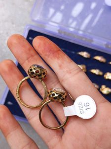 Elegant Gemstone Ring Set