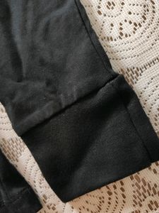 Plain Black Top ,full Sleeves