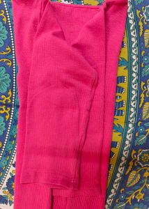 Pink Three Quarter Sleeve Top